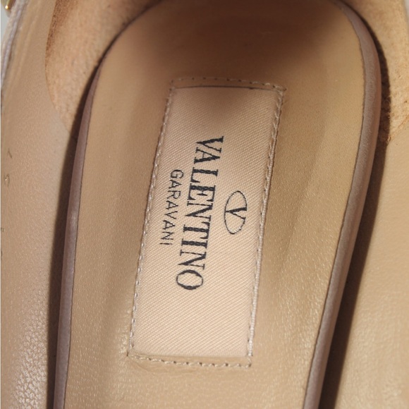 Valentino Rockstud BEIGE STUDDED PUMPS SZ 37 US SIZE 7 - Picture 6 of 6